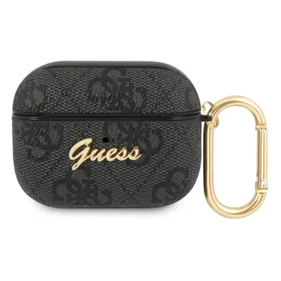 Guess 4G Script PC/PU Pouzdro pro Airpods Pro Grey