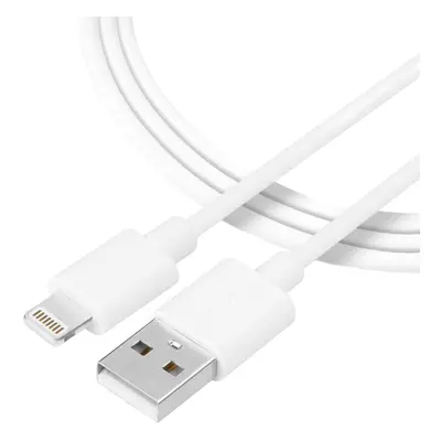 Tactical Smooth Thread Cable USB-A/Lightning 0.3m White