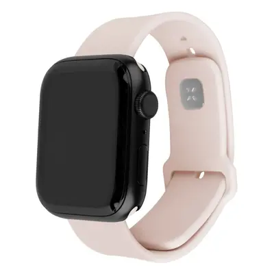 Set silikonových řemínků FIXED Silicone Sporty Strap pro Apple Watch 38/40/41mm, růžový