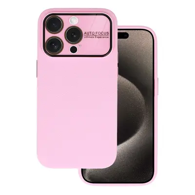 Zadní kryt Tel Protect Lichi Soft Case pro iPhone 14 light pink