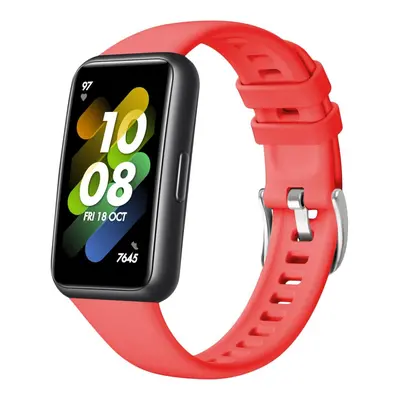 Silikonový řemínek FIXED Silicone Strap pro Huawei Band 7, červený