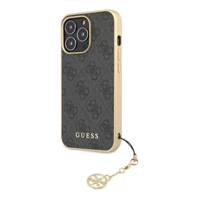 Guess 4G Charms Zadní Kryt pro iPhone 13 Pro Max Grey