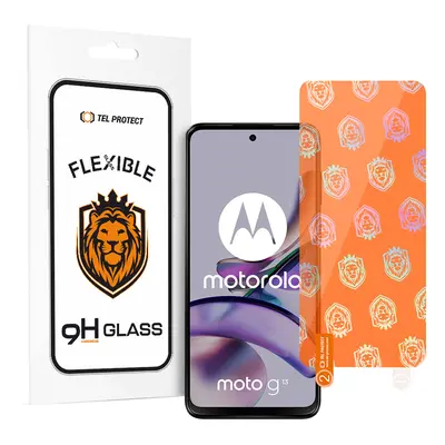 Tel Protect Best Flexible Hybrid Tempered Glass for MOTOROLA MOTO G13 4G/G23 4G