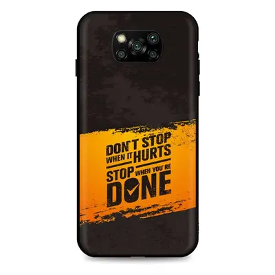 Kryt TopQ Xiaomi Poco X3 silikon Don´t Stop 60879