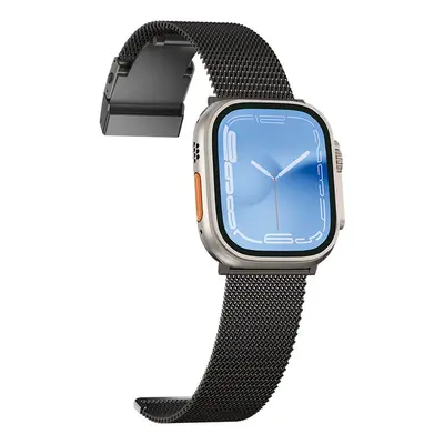 Kovový řemínek Amazing Thing Titan TM49GB pro Apple Watch 49-45 černý