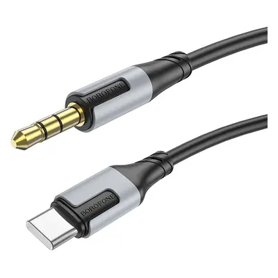 Kabel Borofone BL19 Creator jack 3,5 mm na USB-C černý