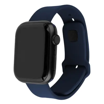 Set silikonových řemínků FIXED Silicone Sporty Strap pro Apple Watch 42/44/45mm, modrý