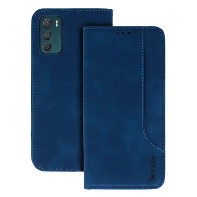 Knížkové pouzdro Wonder Prime pro Motorola Moto G42 navy