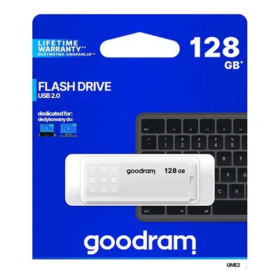 Flash disk GOODRAM UME2 128GB bílý 82488