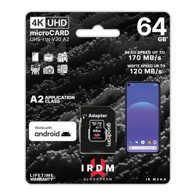 Paměťová karta GOODRAM IRDM 64GB UHS I U3