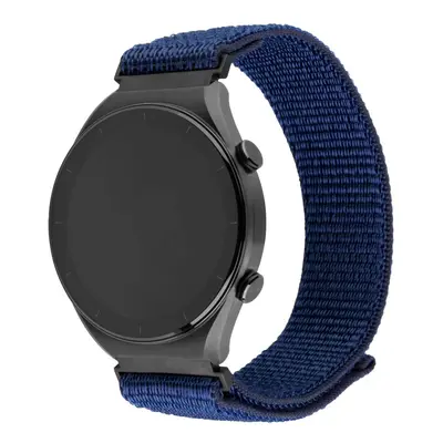 Nylonový řemínek FIXED Nylon Sporty Strap s Quick Release 20mm pro smartwatch, tmavě modrý