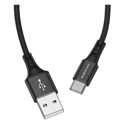 Kabel Borofone BX20 Enjoy - USB na typ C - 2A 1 metr černý