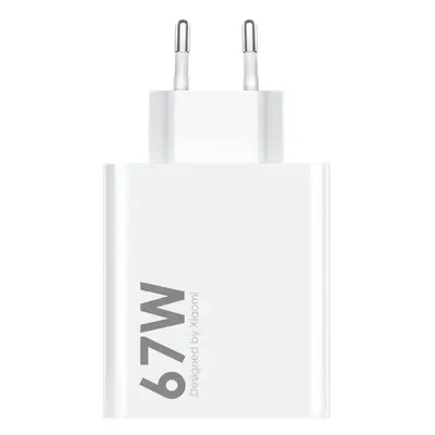 Adaptér Xiaomi MDY-14-EW s funkcí rychlonabíjení 67W bílý