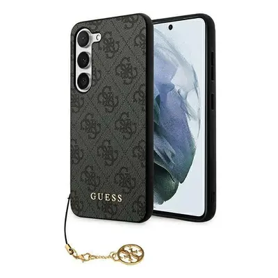 Guess 4G Charms Zadní Kryt pro Samsung Galaxy A55 5G Grey