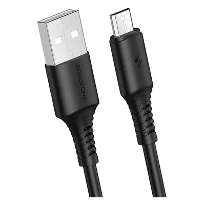 Kabel Borofone BX47 Coolway - USB na Micro USB - 2,4A 1 metr černý