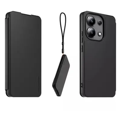 Made for Xiaomi Book Pouzdro s Poutkem pro Xiaomi Redmi Note 13 4G Black