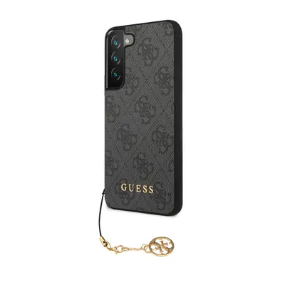 Guess 4G Charms Zadní Kryt pro Samsung Galaxy S23 Grey