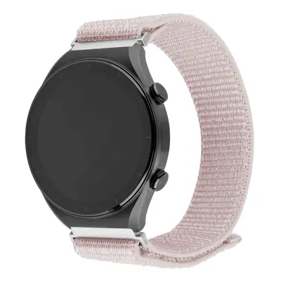 Nylonový řemínek FIXED Nylon Sporty Strap s Quick Release 22mm pro smartwatch, růžově zlatý