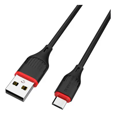 Kabel Borofone BX17 Enjoy - USB na Micro USB - 2A 1 metr černý