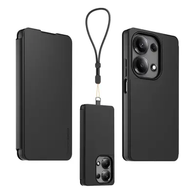 Made for Xiaomi Book Pouzdro s Poutkem pro Xiaomi Redmi Note 13 Pro 4G Black