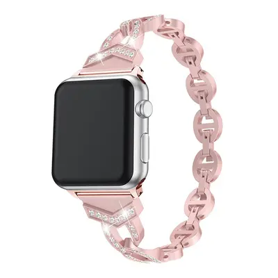 Řemínek na hodinky pro Apple Watch 42/44/45 design 3 růžový