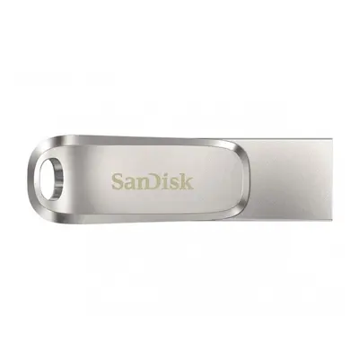 Flash disk SanDisk Ultra Dual Drive Luxe 64GB USB-C 3.1 stříbrný