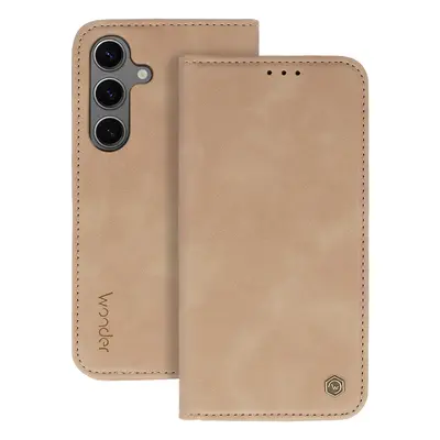 Knížkové pouzdro Wonder Smart pro Xiaomi Redmi Note 13 Pro 5G cappuccino