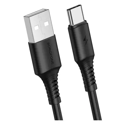 Kabel Borofone BX47 Coolway - USB na typ C - 3A 1 metr černý