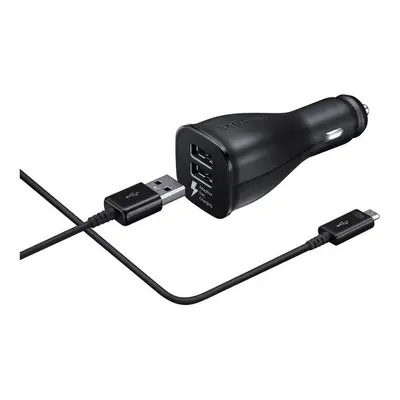 Rychlonabíječka do auta Samsung EP-LN920BB + USB-C (Type C) DG950CBE černá