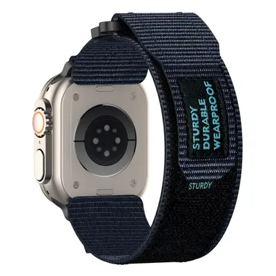 Nylonový řemínek pro Apple Watch 38-40-41 design 4 tmavě modrý