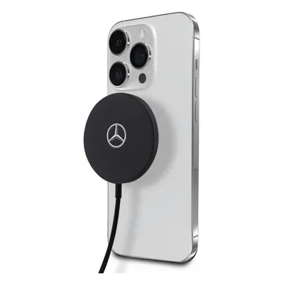 Bezdrátová nabíječka Mercedes 15W Magnetic černá