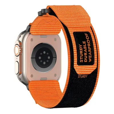 Nylonový řemínek pro Apple Watch 42-44-45-49 design 4 oranžový