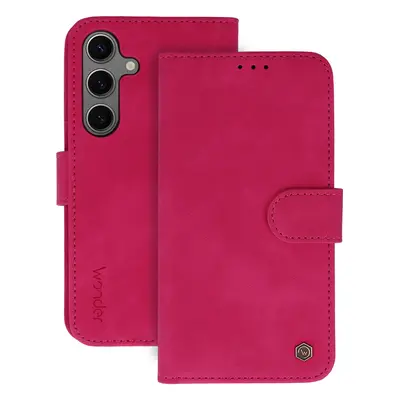 Knížkové pouzdro Wonder Fancy pro Xiaomi Redmi Note 13 5G fuchsiové