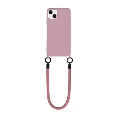 Kryt TopQ Minimalist Wrist Strap iPhone 15 pudrový 126754