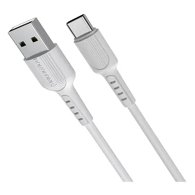 Kabel Borofone BX16 Easy - USB na typ C - 2A 1 metr bílý