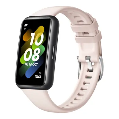 Silikonový řemínek FIXED Silicone Strap pro Huawei Band 7, růžový