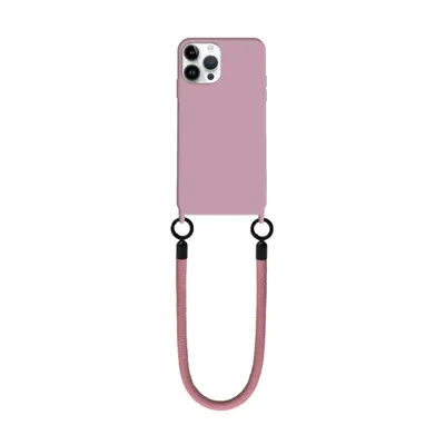 Kryt TopQ Minimalist Wrist Strap iPhone 14 Pro pudrový 126746