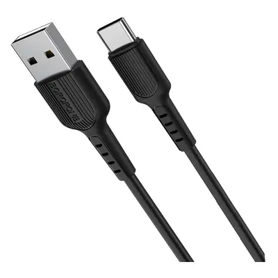 Kabel Borofone BX16 Easy - USB na typ C - 2A 1 metr černý