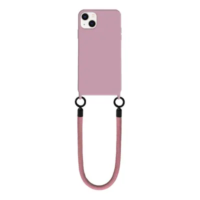 Kryt TopQ Minimalist Wrist Strap iPhone 14 pudrový 126744