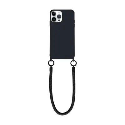 Kryt TopQ Minimalist Wrist Strap iPhone 15 Pro černý 126751