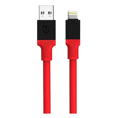 Tactical Fat Man Cable USB-A/Lightning 1m Red