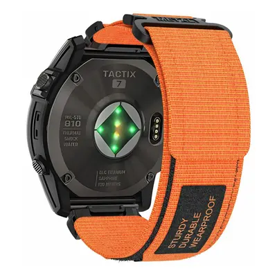 Nylonový řemínek pro Garmin 22 mm design 1 oranžový