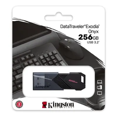 Flash disk Kingston Exodia Onyx USB 3.2 256GB černý 94704