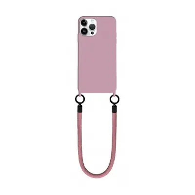 Kryt TopQ Minimalist Wrist Strap iPhone 15 Pro pudrový 126749