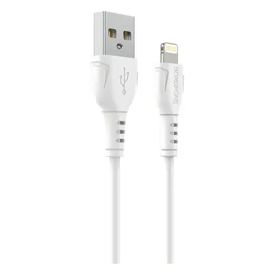 Kabel Borofone BX51 Triumph - USB na Lightning - 2,4A 1 metr bílý