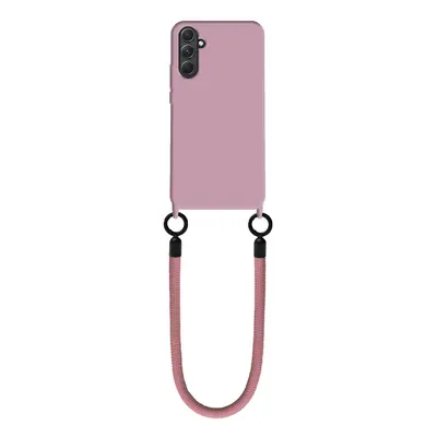 Kryt TopQ Minimalist Wrist Strap Samsung A55 pudrový 126770