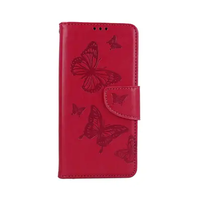 Pouzdro TopQ Samsung A54 5G knížkové Butterfly růžové 111883