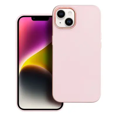 Kryt TopQ Frame iPhone 15 růžový 105049