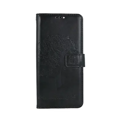 Pouzdro TopQ Xiaomi Redmi Note 13 Pro knížkové Černý strom sovičky 127734