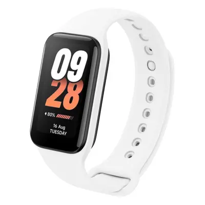 Silikonový řemínek FIXED Silicone Strap pro Xiaomi Smart Band 8 Active, bílý